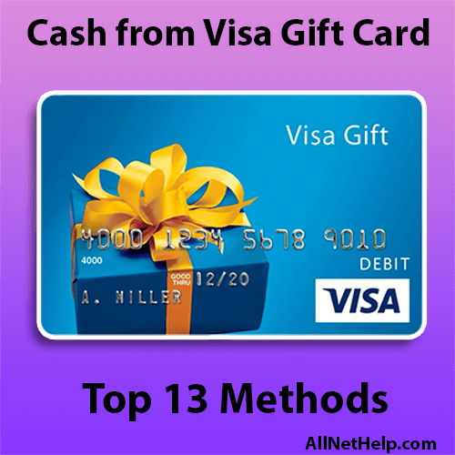 How To Get Cash From A Visa Gift Card PayPal Venmo USA 2022 Earn 